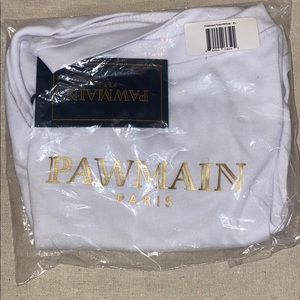 Pawmain Pets White Dog Tshirt
